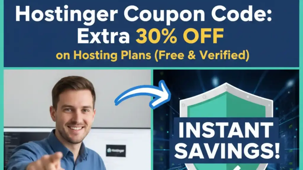 Hostinger Coupon Code: Extra 30% OFF on Hosting Plans (Free & Verified)